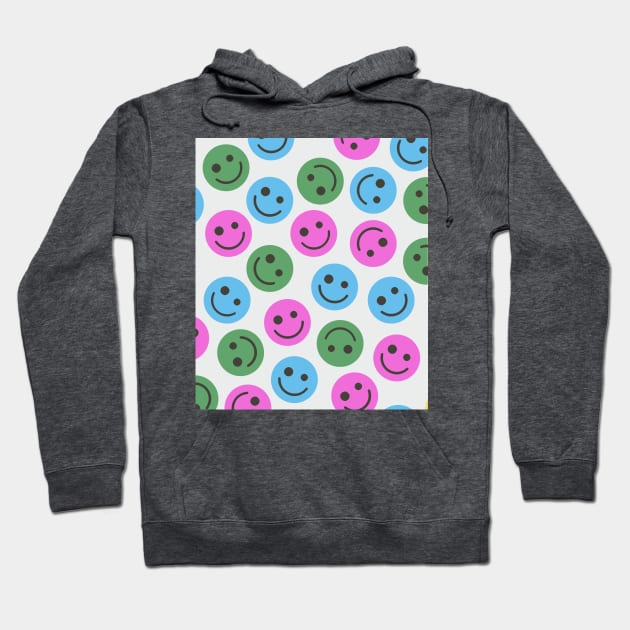 Polysexual Happy Faces Hoodie by gray-cat